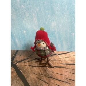 Target Holiday Featherly Friends Flanel With Knit Hat